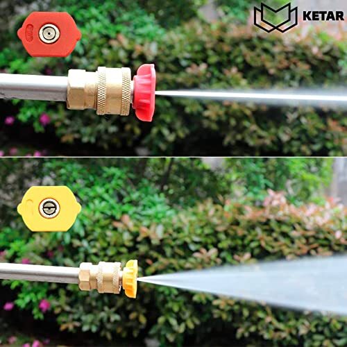 5Pack Pressure Washer Nozzle Tips Car Wash High Pressure Hose Turbo Nozzle Spray