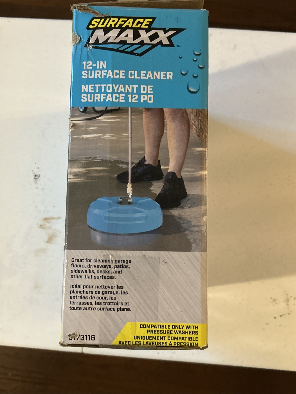 Surfacemaxx 12-in Surface Cleaner for Electric Pressure Washer 2300 PSI Max