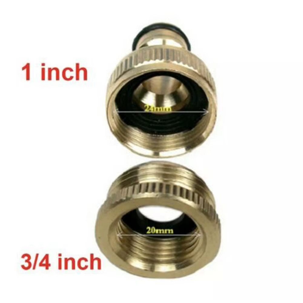 Brass Faucet Tap Connector Mixer Hose Adaptor Quick Connecter 1/2 3/4 Copper Hos