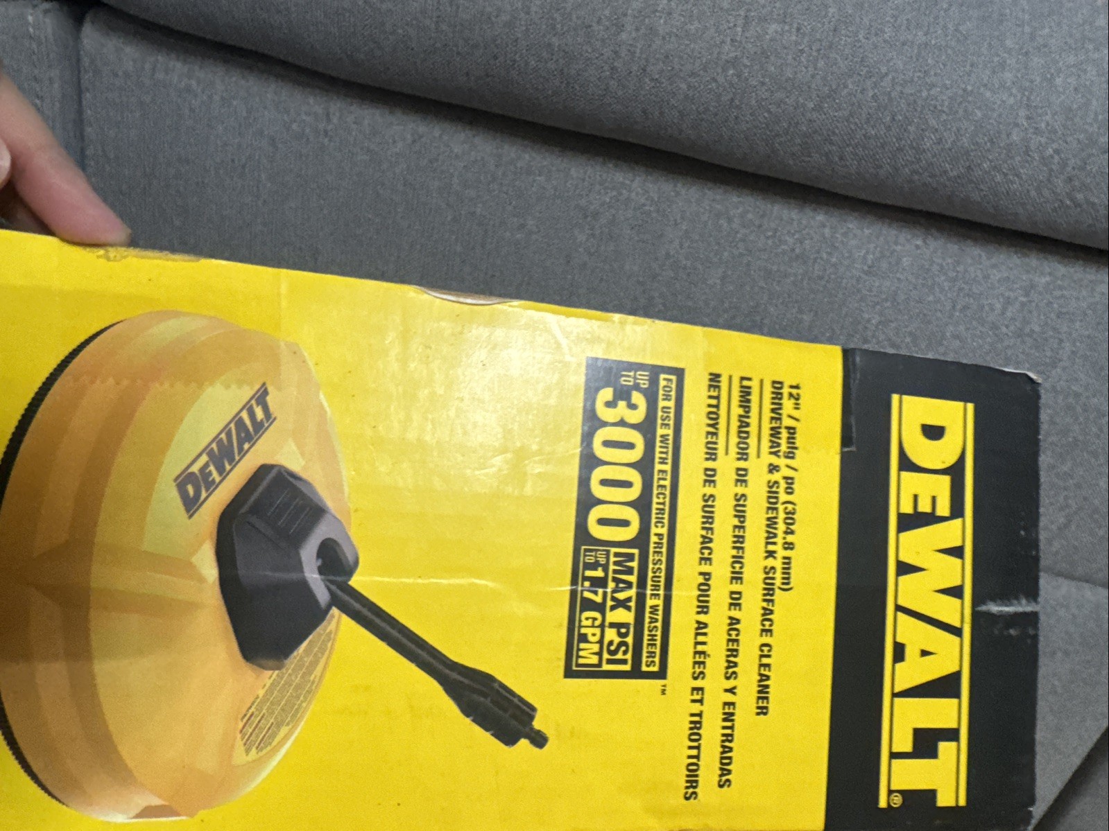 DEWALT 12” Rotating Surface Cleaner Pressure Washer Attachment – Used – T2