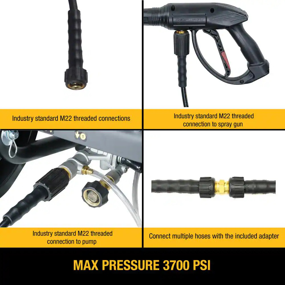 5/16 In. X 40 Ft Replacement/Extension Hose for Cold Water 3700 PSI Pressure Was