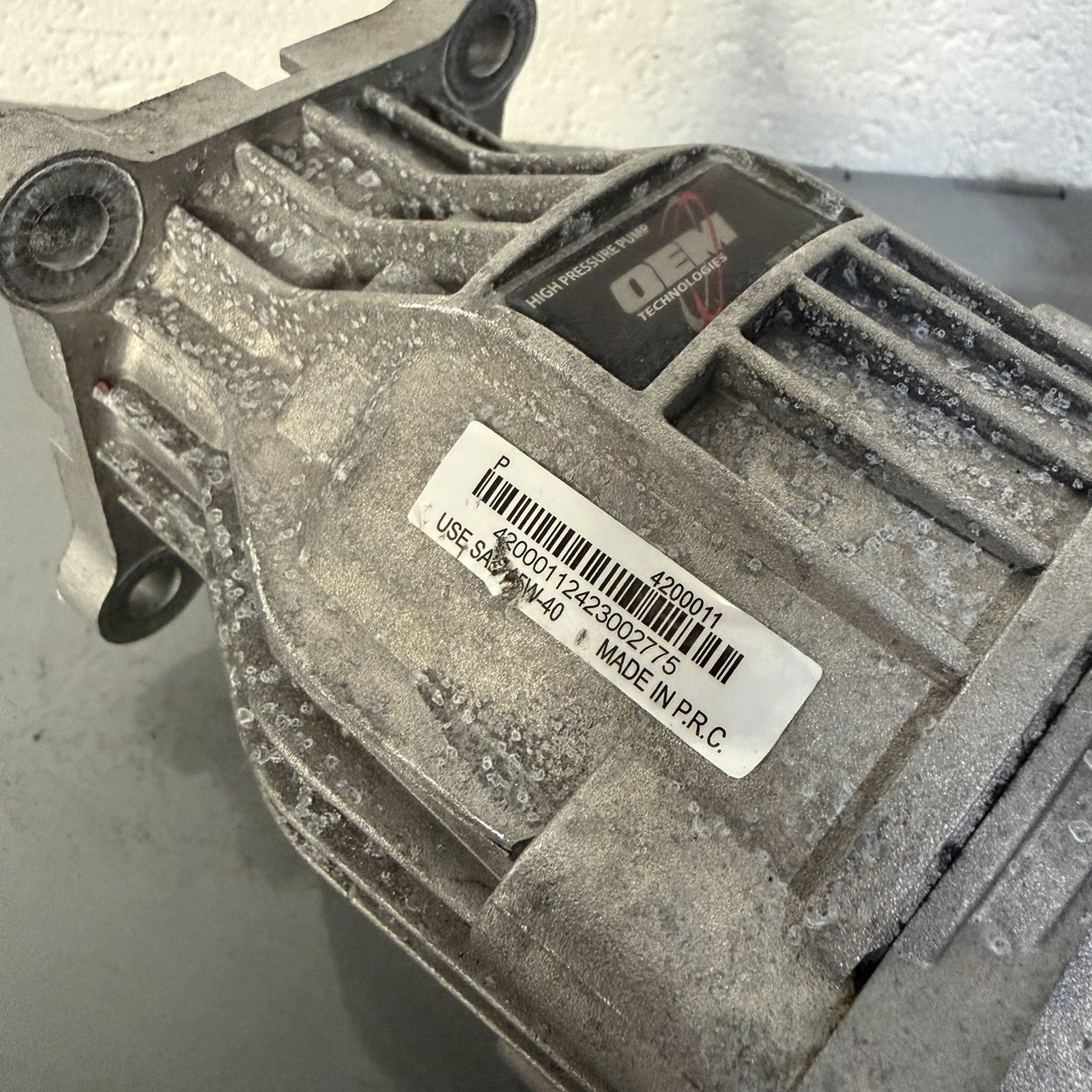 OEM Technologies Pressure Washer Pump For Parts