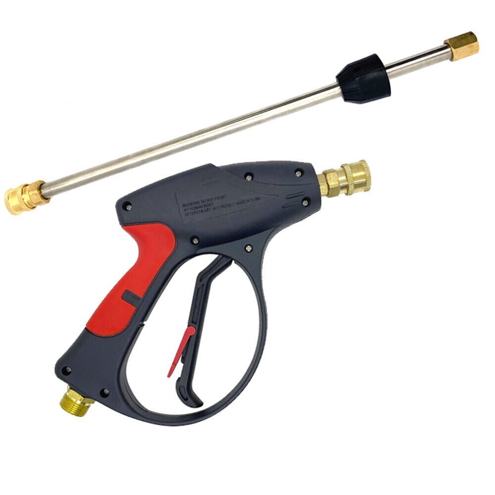 High Pressure 4000PSI Car Power Washer Gun Spray Wand Lance Nozzle and Hose Kit