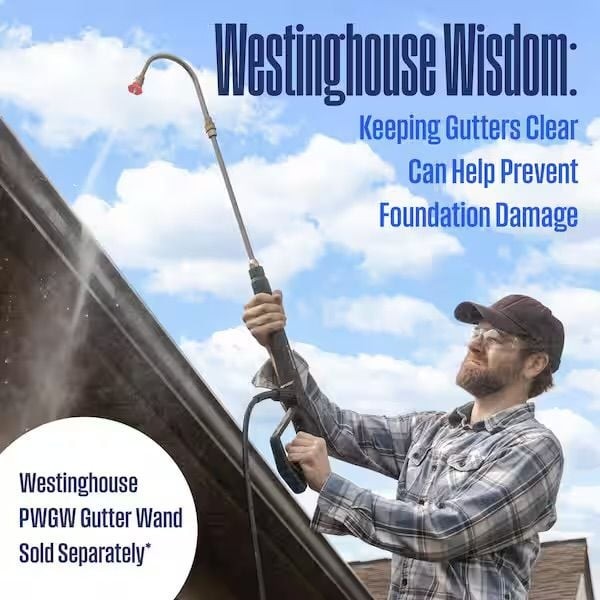 Westinghouse WPX3400 3400 PSI 2.6 GPM Gas Powered Pressure Washer with 5 Quick