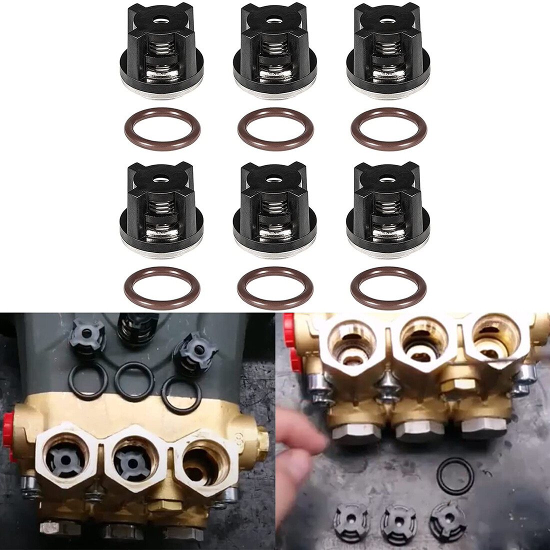 AR1828 Check Valve Kit for Annovi Reverberi for RRV RKV XRCV Models 18mm 12pcs