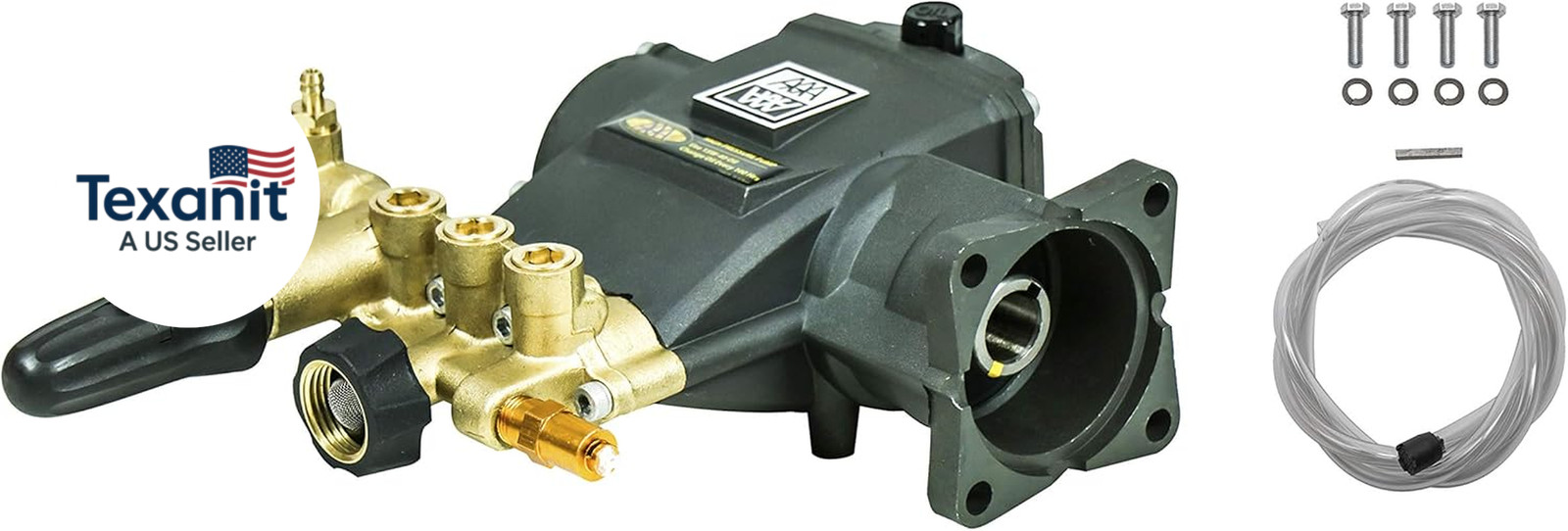 3700 PSI 2.5 GPM Replacement Triplex Pressure Washer Pump Kit for SIMPSON Gas Po