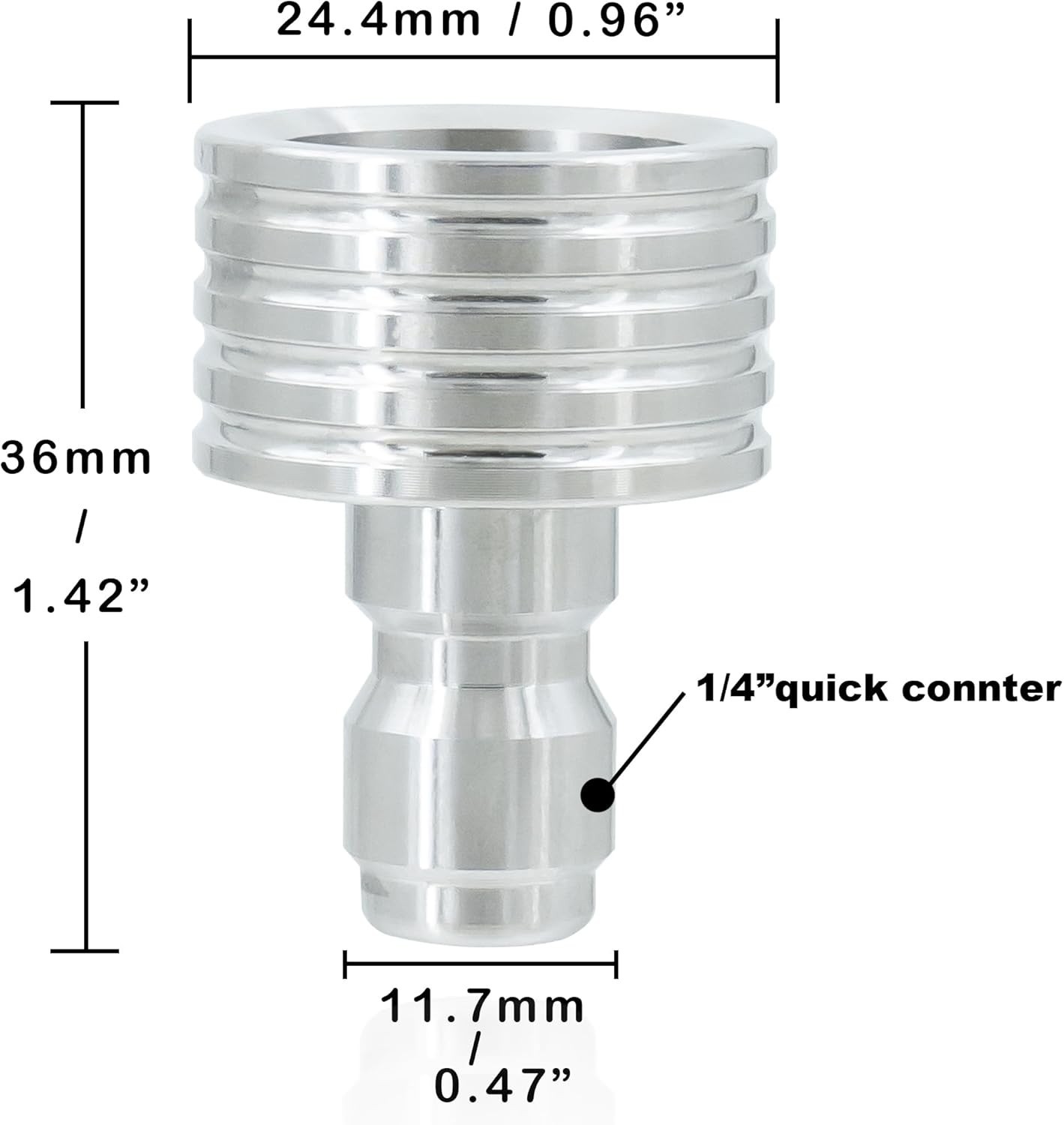 Stainless Steel Pressure Washer Tips Set – 3 Piece Quick Connect Nozzles for …