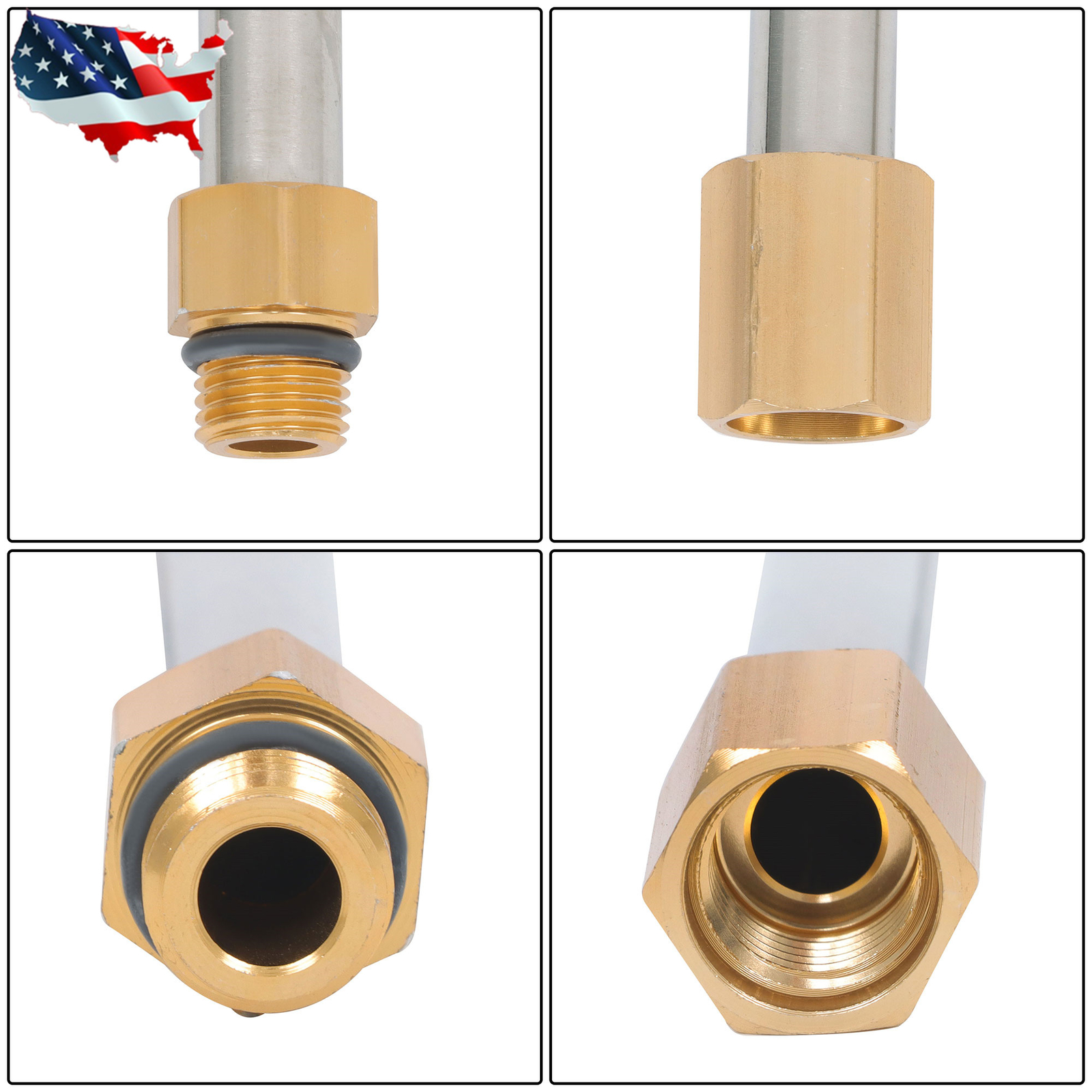 Pressure Washer Extension Wand Upgraded Power Washer Lance with Nozzle Tips 97in