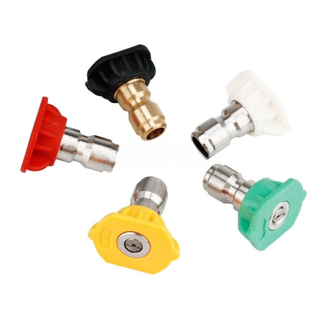 New 5 Pcs Quick Connect 4.0 GPM Car Wash 1/4″ Pressure Washer Spray Tips Nozzle