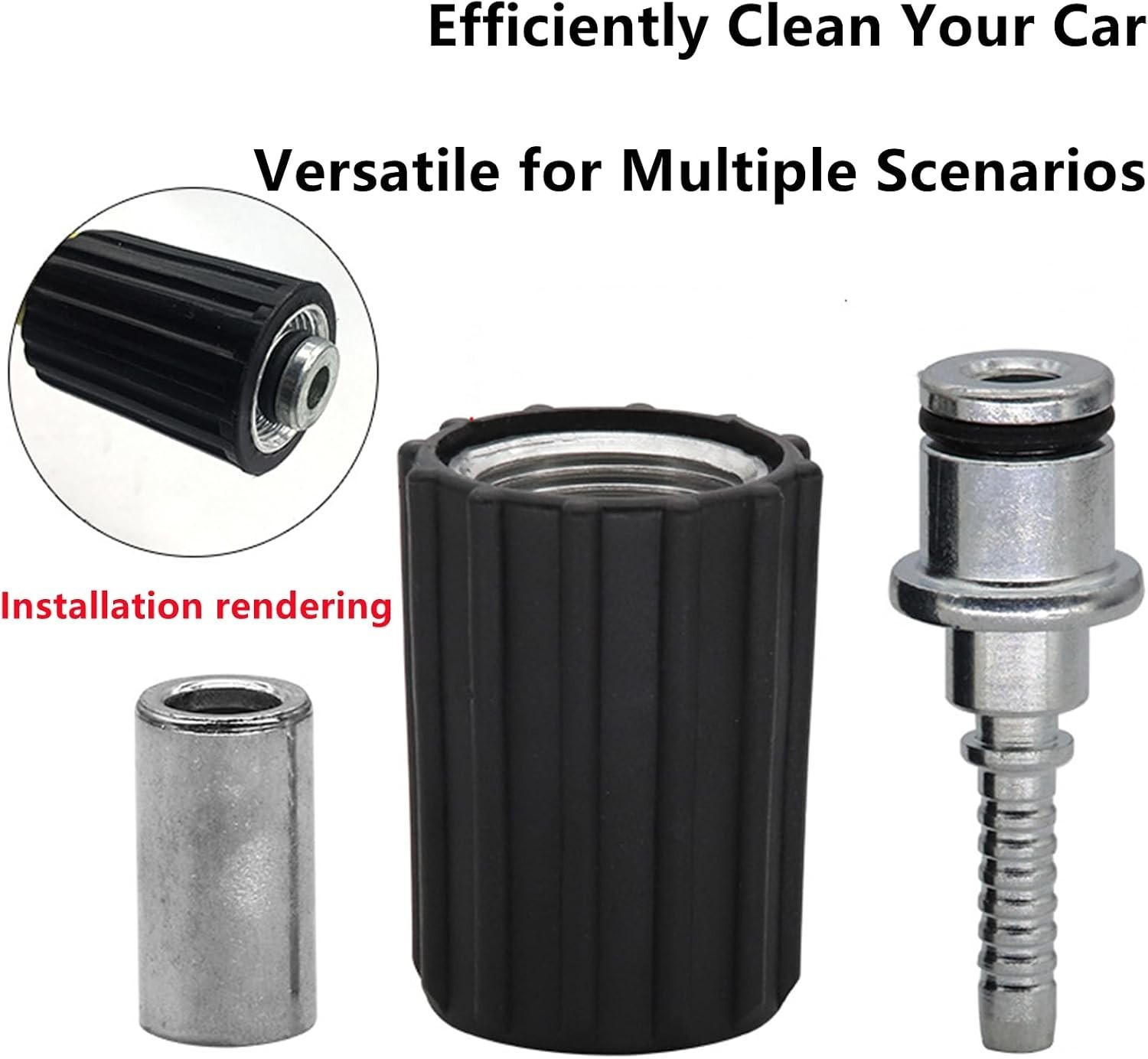 High Pressure Washer Hose Repair Kit, Hose Washers Insert Fittings Car Washer…