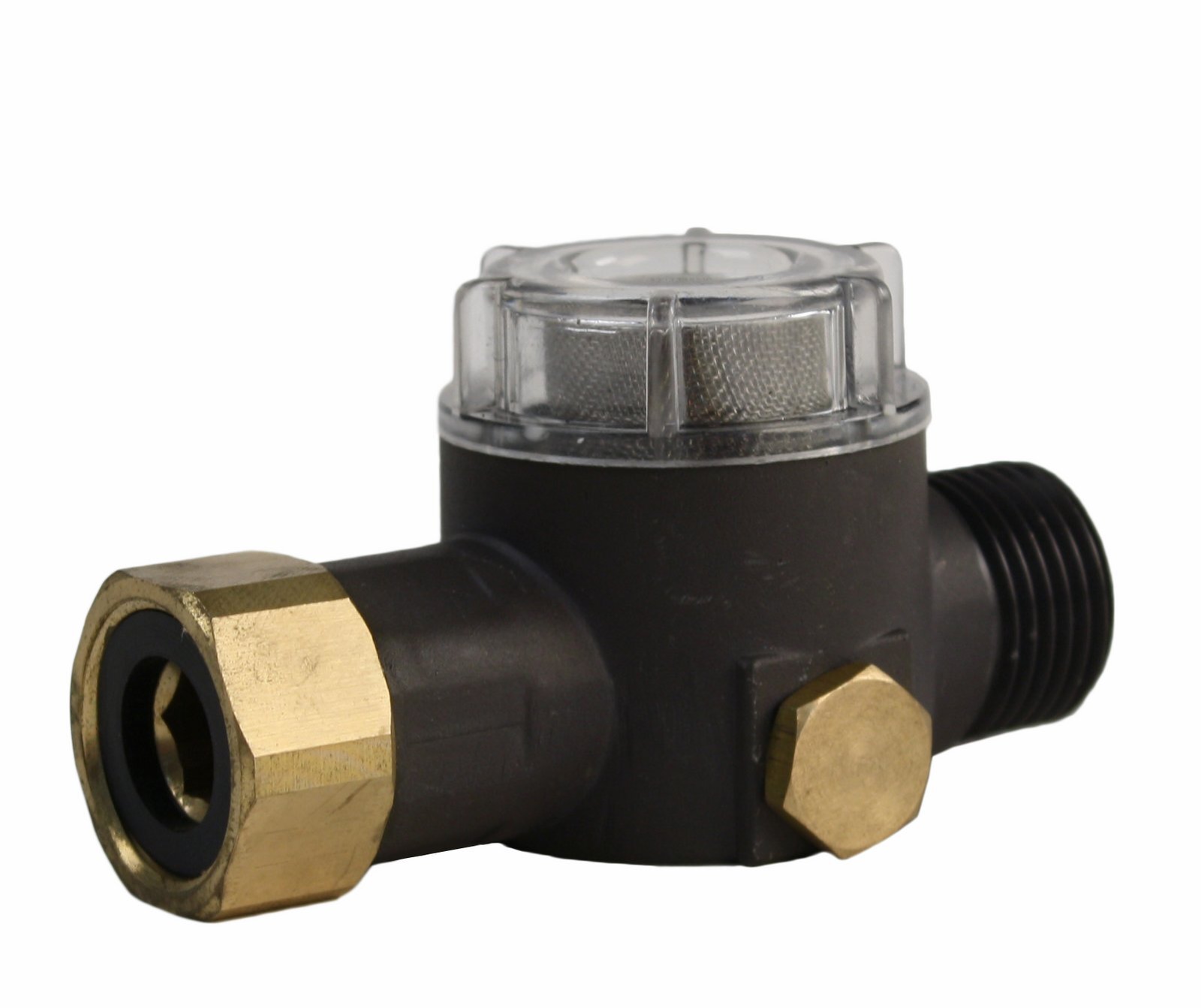 Erie Tools Aluminum Water Inlet Filter with Stainless Screen for Pressure Pumps