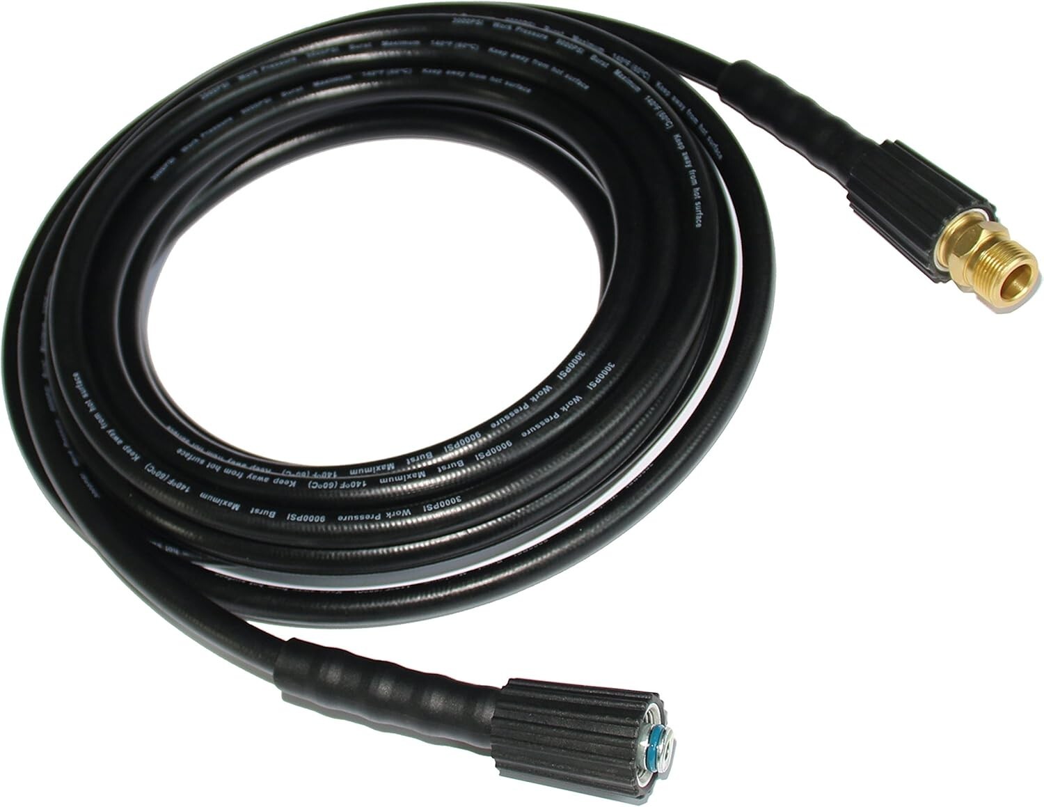 50 Ft 1/4″Replacement Power Pressure Washer Hose Sun Joe Craftsman Ryob 3000PSI