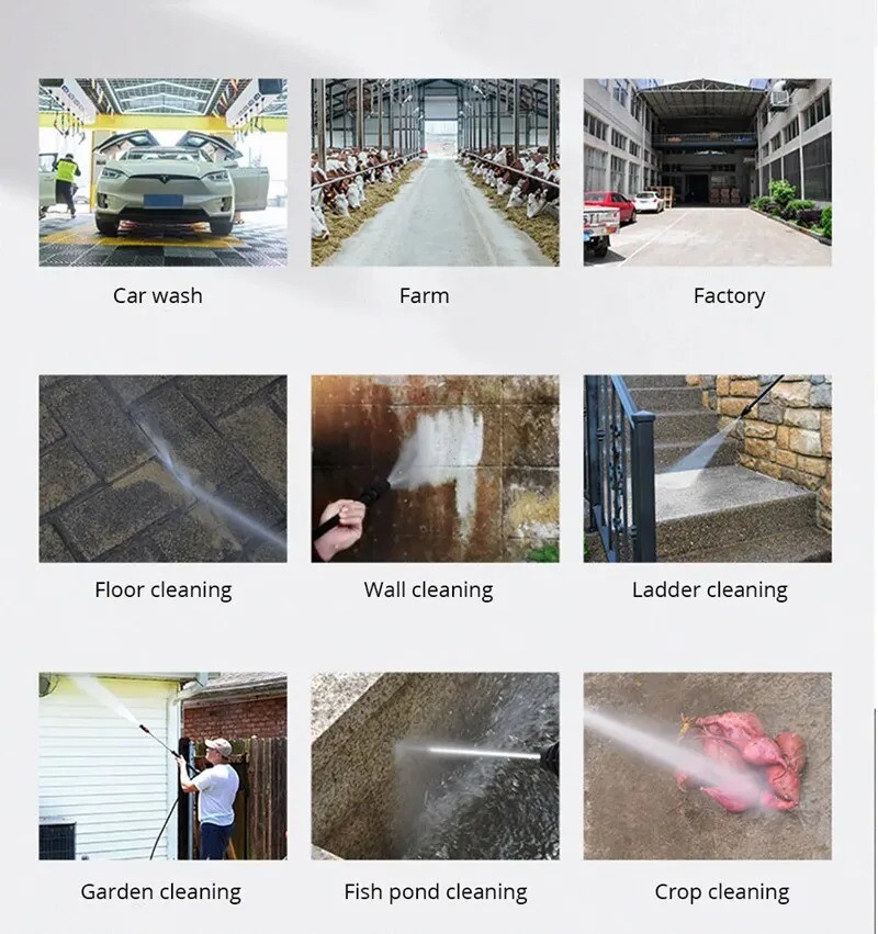 1600W220V Household and Commercial Car Electric High-pressure Cleaning Machine