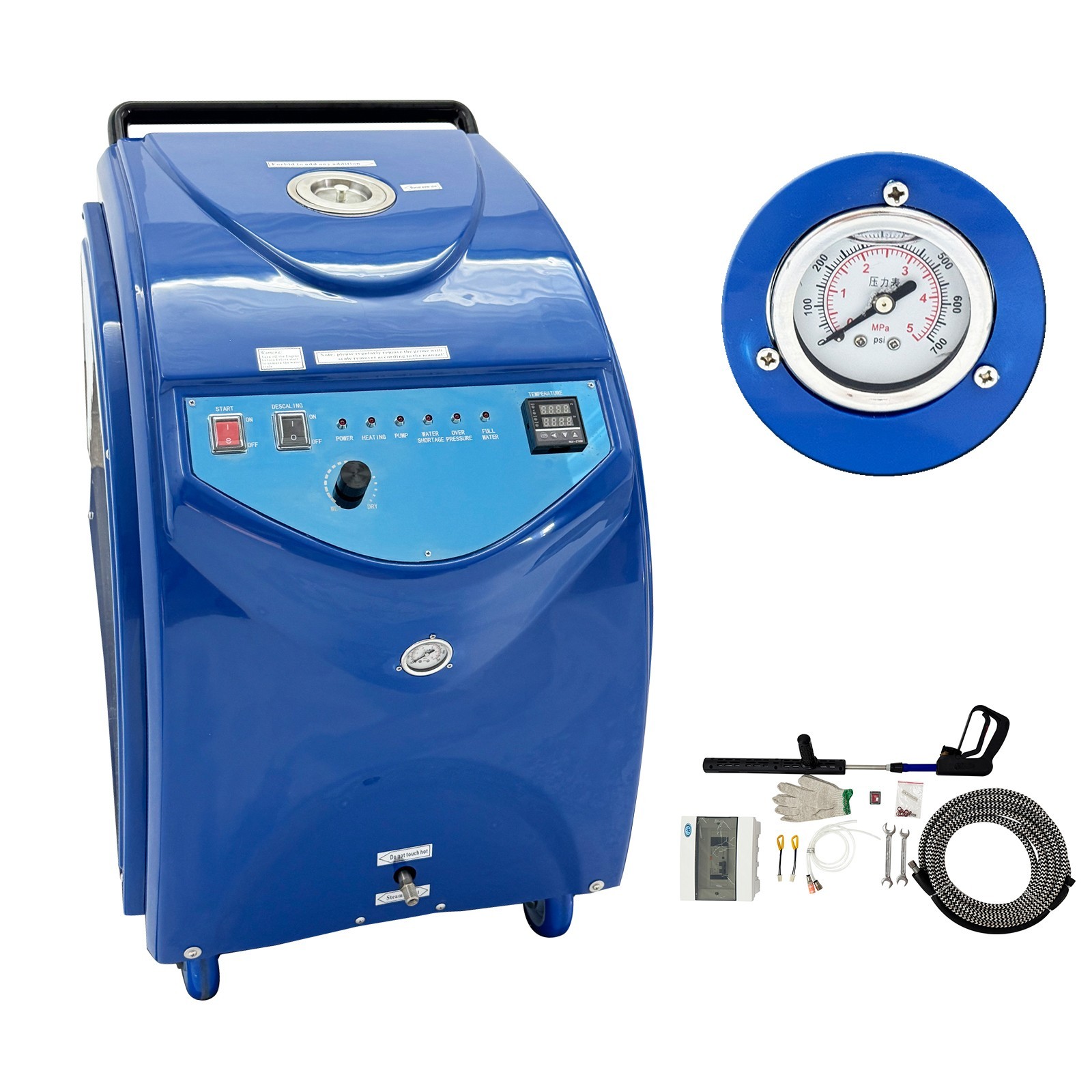 Steam High-Temp High-Pressure Washer Machine Professional Car Cleaning Equipment