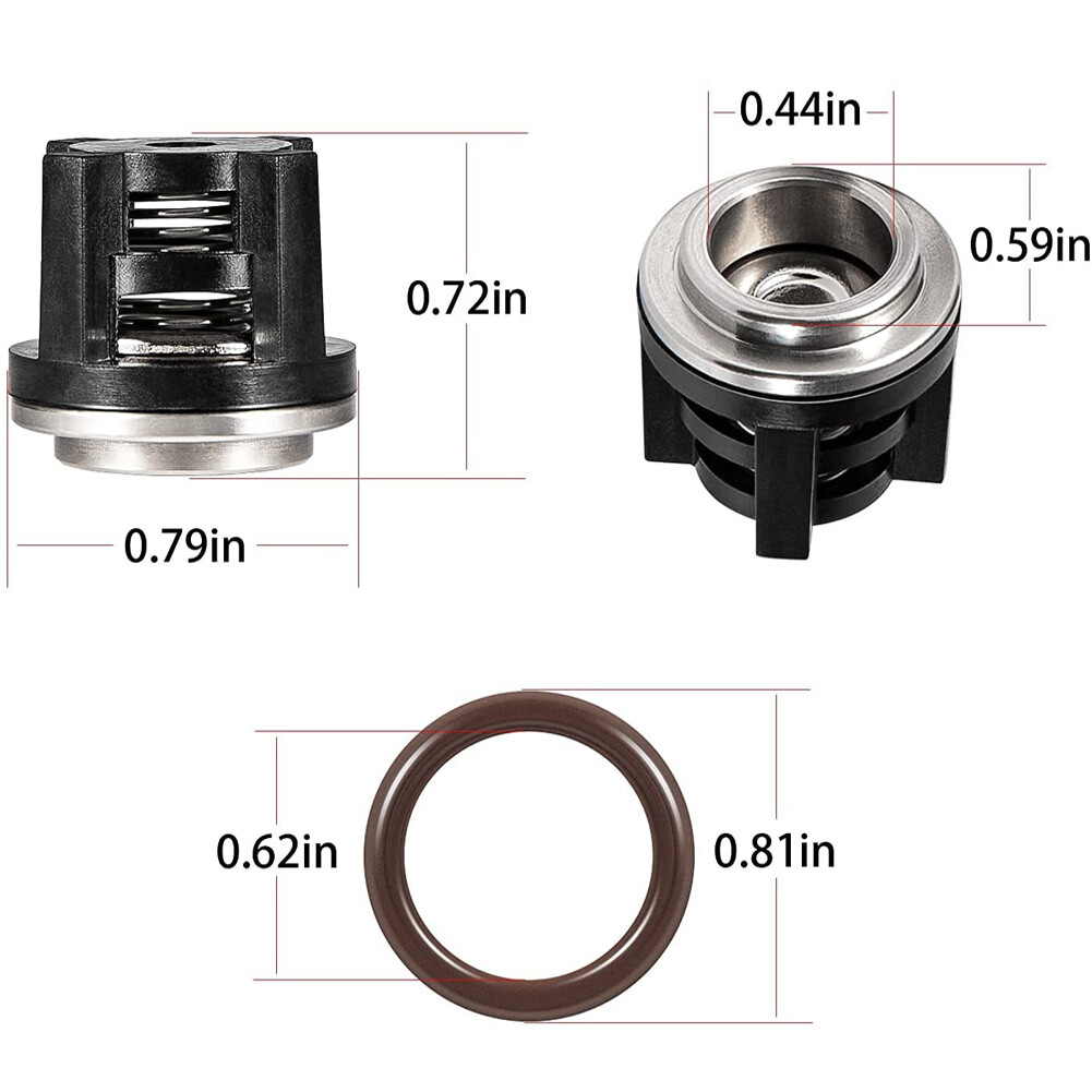 AR1828 Check Valve Kit for Annovi Reverberi Fits RRV, XRC, RKV, XRCV Models 18mm