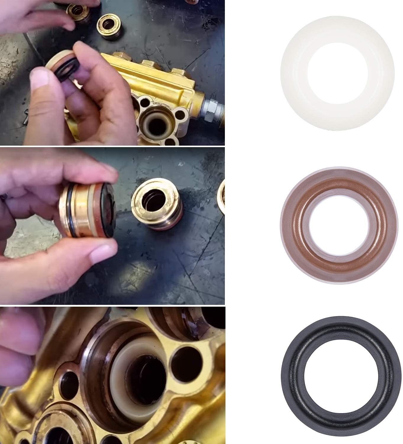 Packing Kit Water Seal Repair kits for ZWD ZWDK Series 15MM Pressure Washer Pump