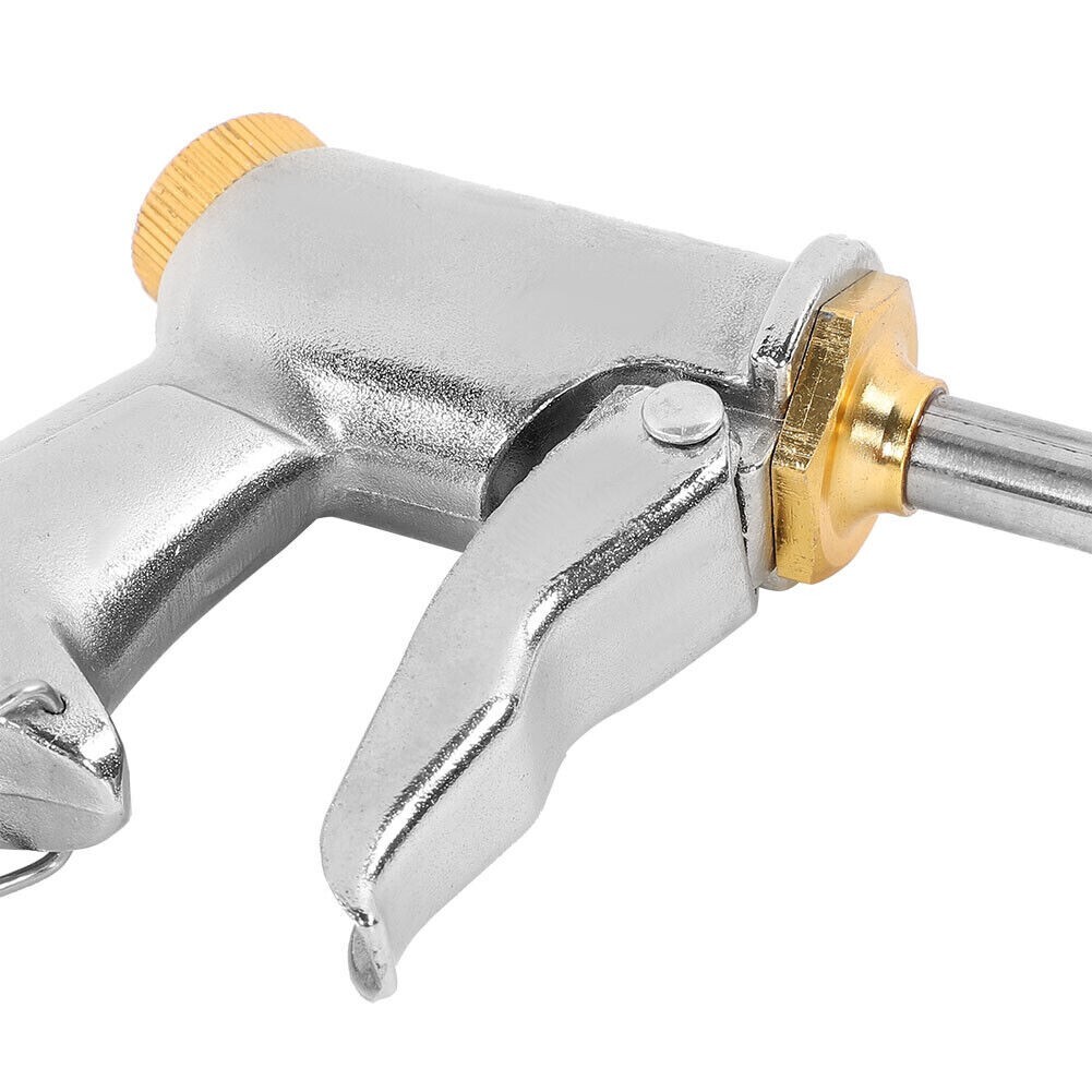 High Pressure Water Gun Long Nozzle Water Spray Gun Adjustable Strong Zinc