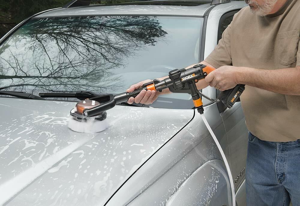 WORX WA1820 Hydroshot Adjustable Automotive Power Scrubber (Soft Bristles)