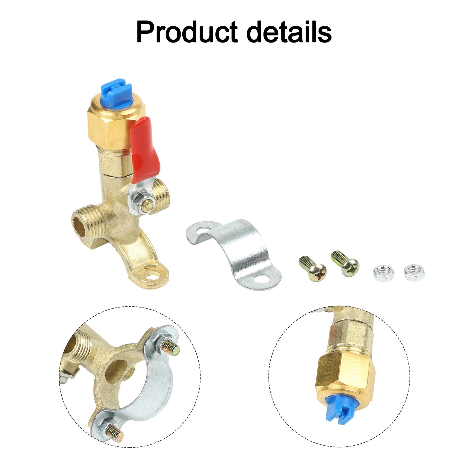 Adjustable Spray Nozzle for Plant Irrigation with Fan Shape Spray Range Design
