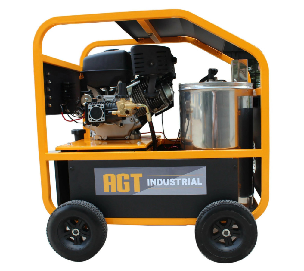 AGT 4000PSI 13HP Hot Pressure Washer Machine Gasoline Engine Adjustable Pressure