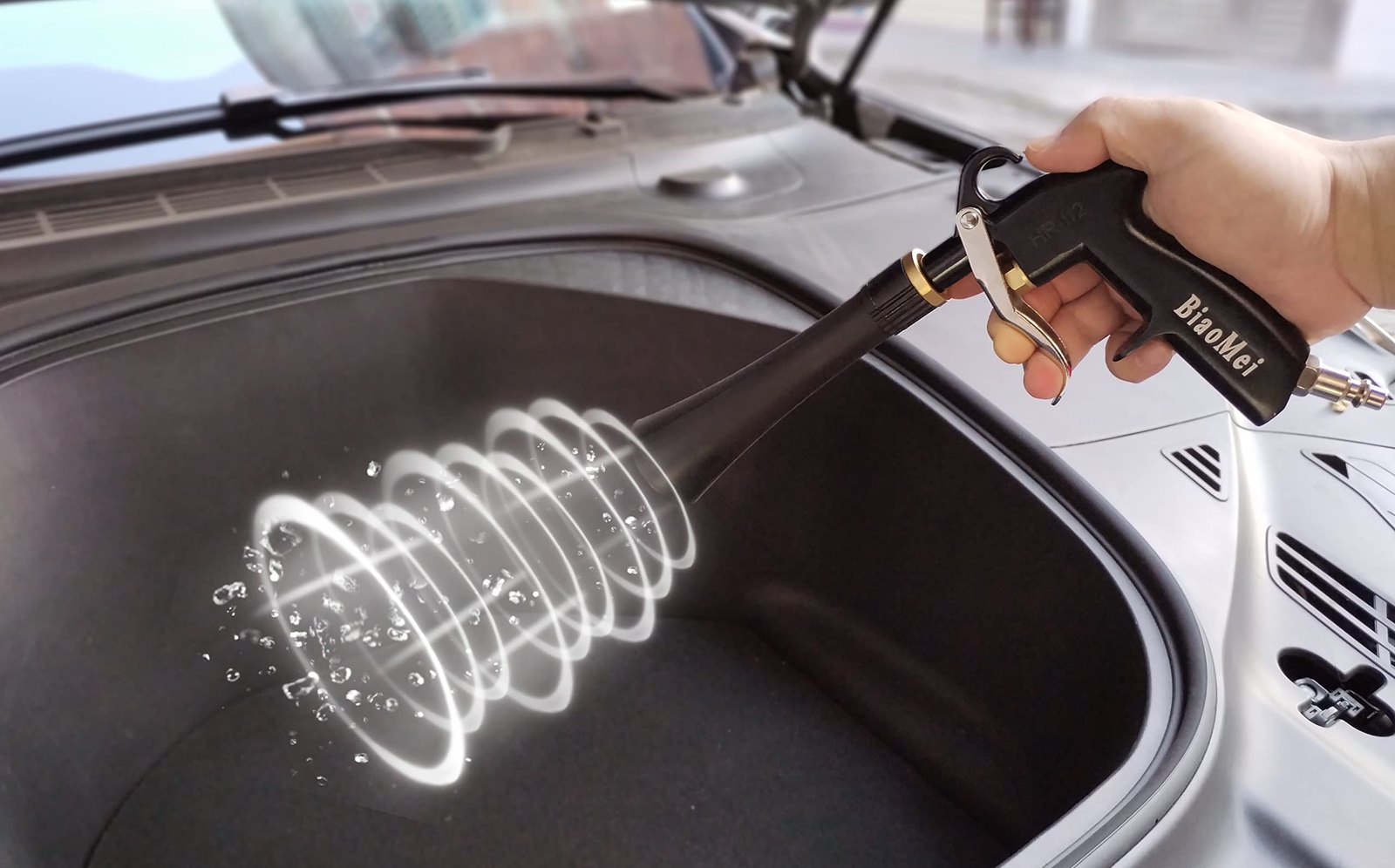 High Pressure Car Interior Cleaning Gun Automobile Detailing Cleaning Car Detail