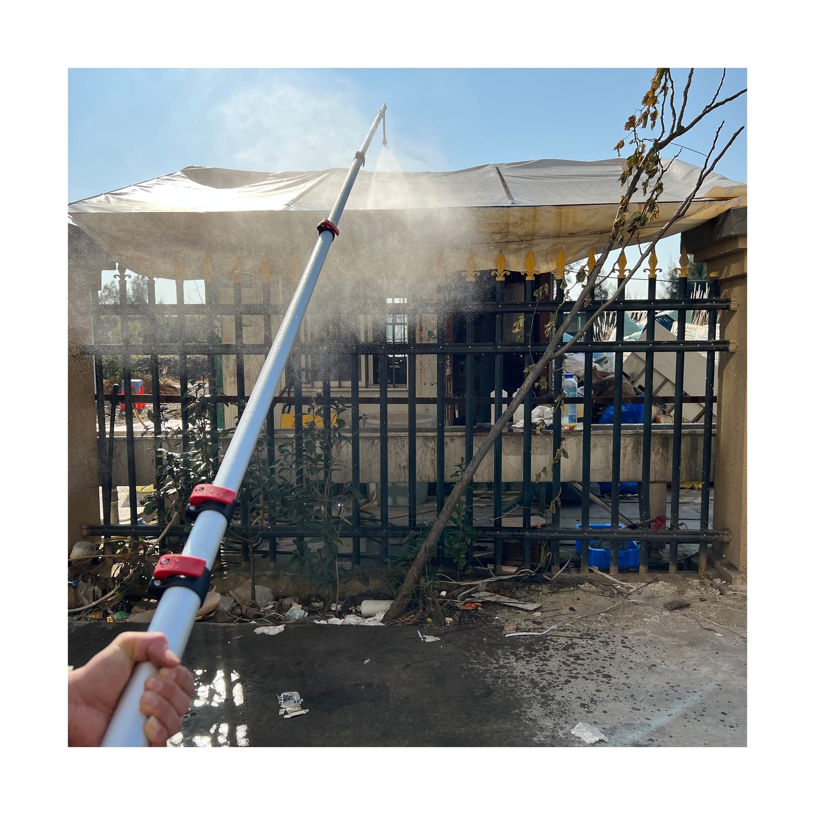M MINGLE Telescoping Pressure Washer Wand, 20 Feet Aluminum High Power Washer…