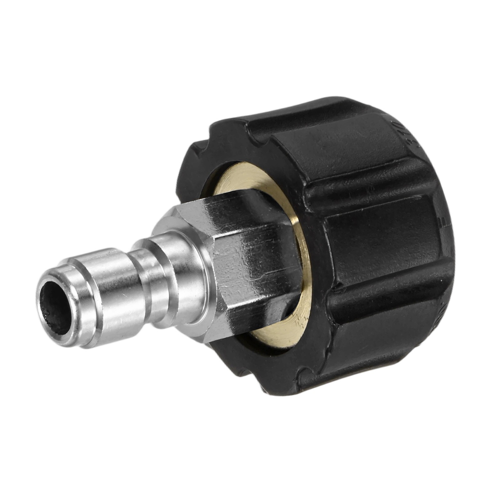 1-Pack M22 15mm Female to 1/4 Inch Male Pressure Washer Quick Connect Fittings