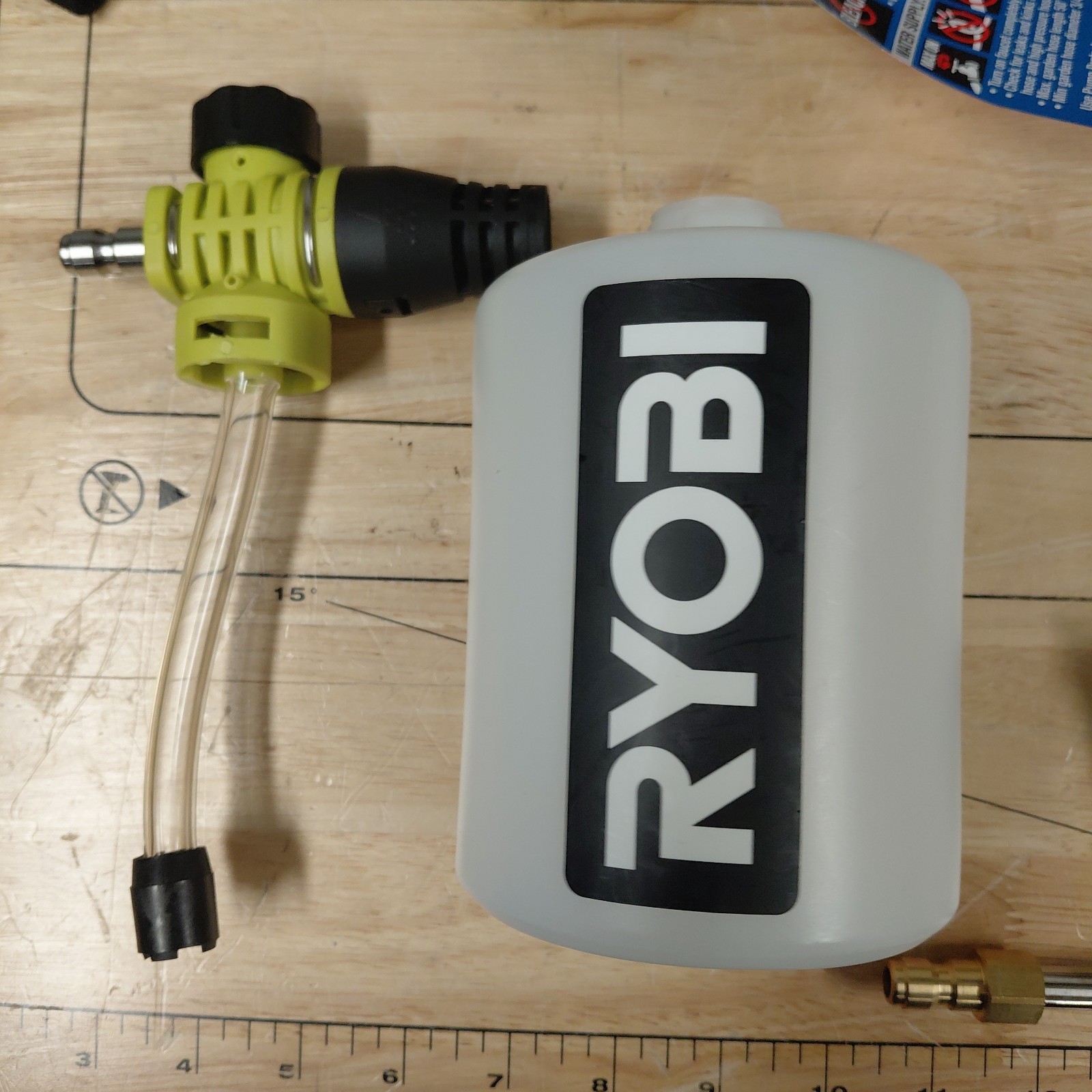 RYOBI RY14AM12 1.8 GPM Automotive High Flow Pressure Washer Kit 1200 PSI