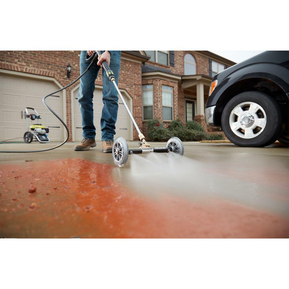 Ryobi 11 in. Pressure Washer Water Broom Compatible with Gas Pressure Washers