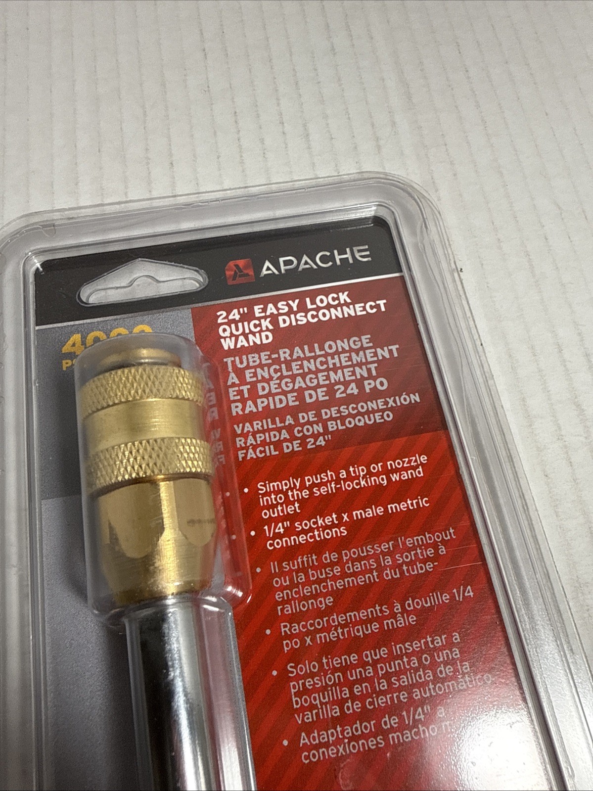 Wand Fits Sun Joe® Pressure Washer SPX3000® / 3001 / 3500 / 3501 / 4000 / 4001