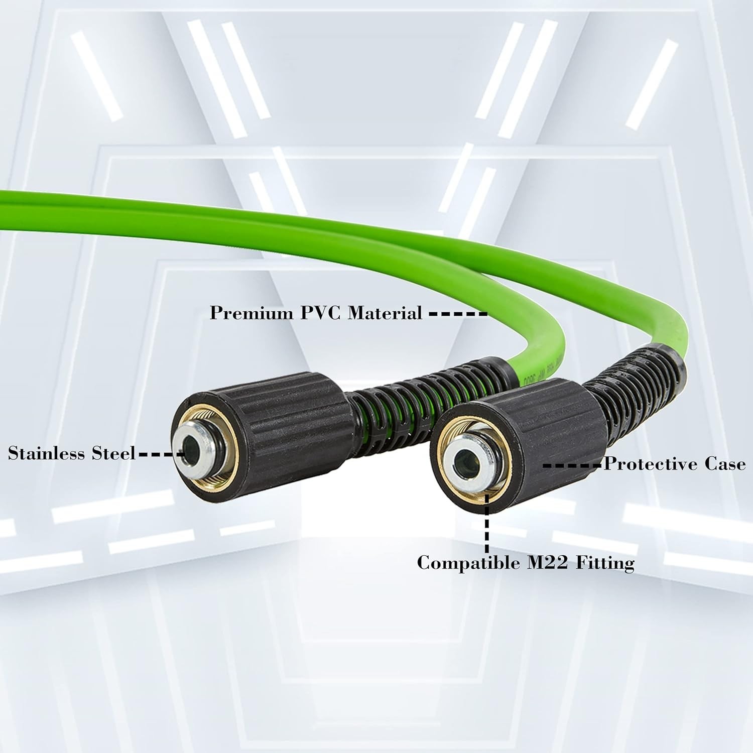 Pressure Washer Hose for Power Washer – 3600 PSI High Pressure Replacement Ho…
