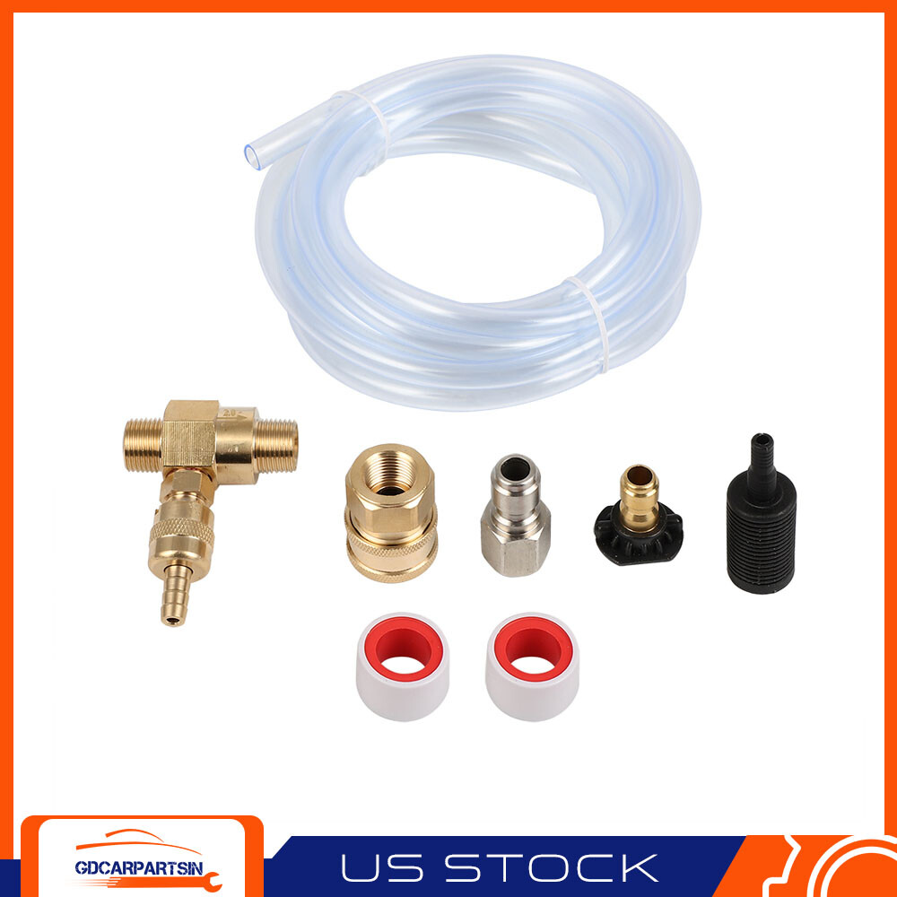 4500 PSI Adjustable Downstream Chemical Injector Kit For Pressure Washer 3/8″