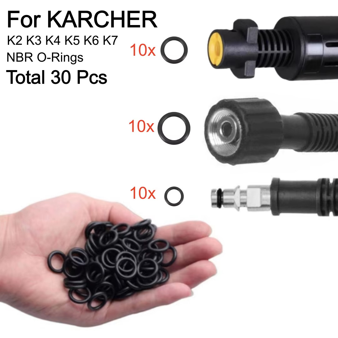 30 Pcs Seal ORing for Karcher K2 K3 K4 K5 K6 K7 Gasket Washer Lance Hose Nozzle