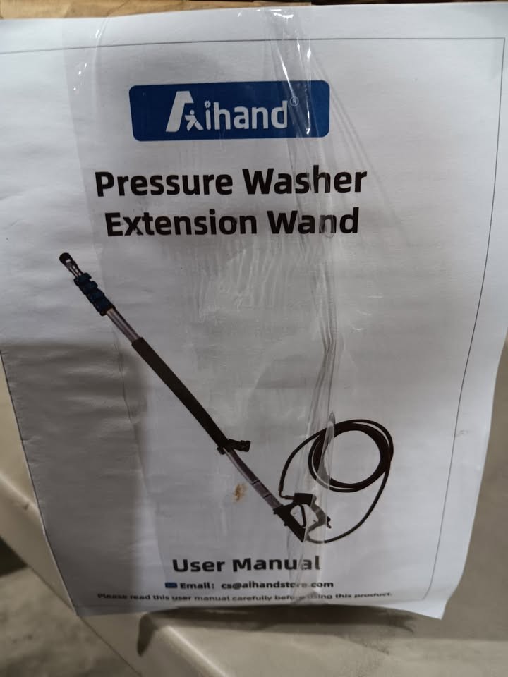 AiHand 24FT Telescoping Pressure Washer Wand Extension