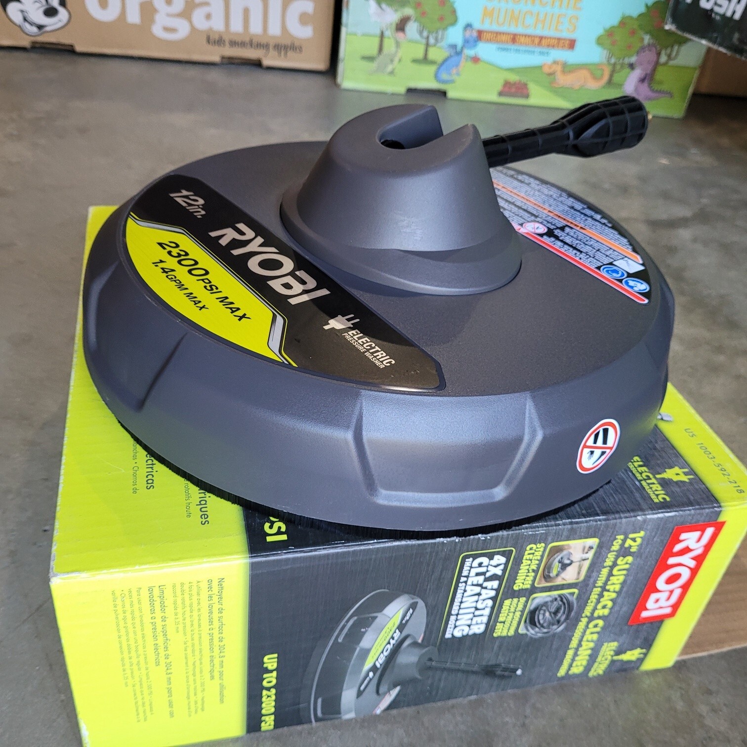 RYOBI 12 in. 2,300 PSI Electric Pressure Washers Surface Cleaner RY31012 (15A)