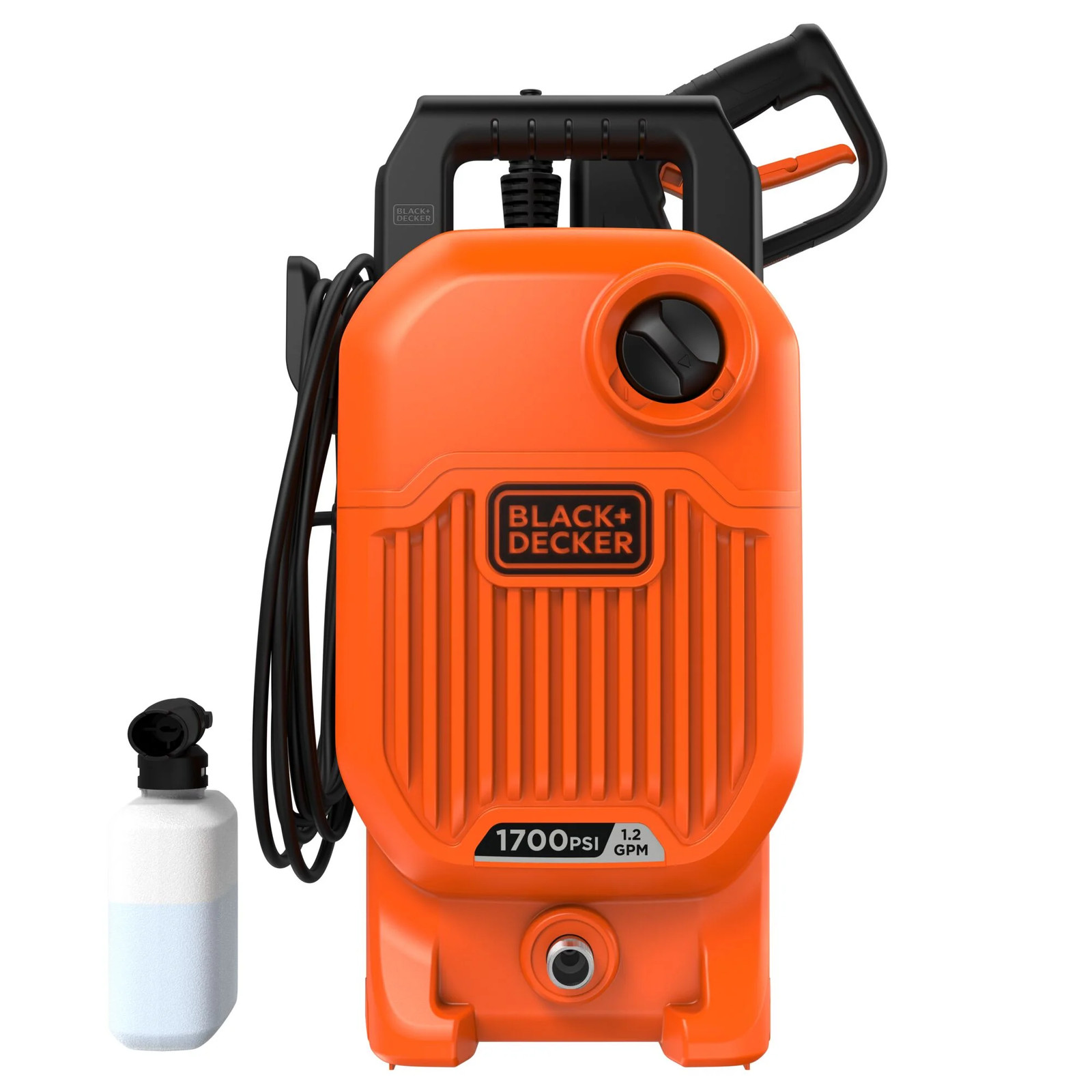 BLACK+DECKER Electric Cold Water Pressure Washer (1,700 PSI/1.2 gpm) – BEPW1700