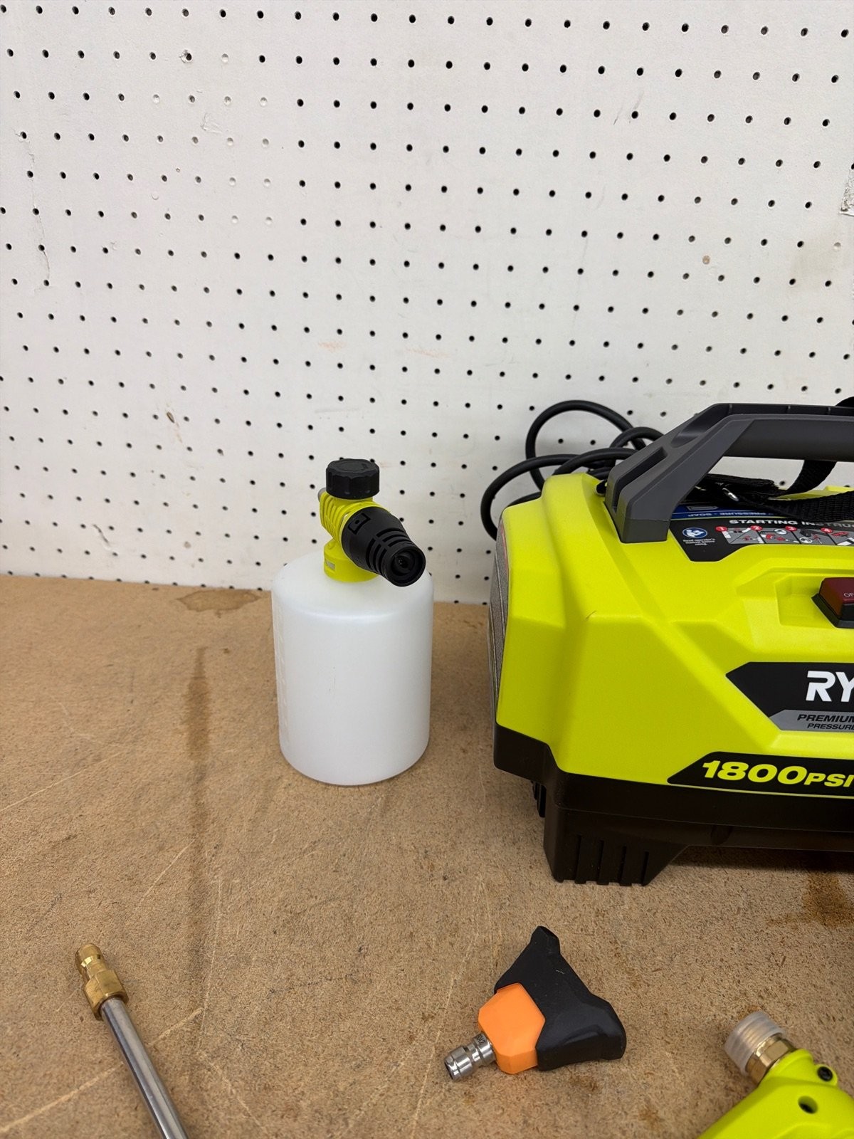 RYOBI 1200 PSI 1.8 GPM Cold Water Electric Pressure Washer