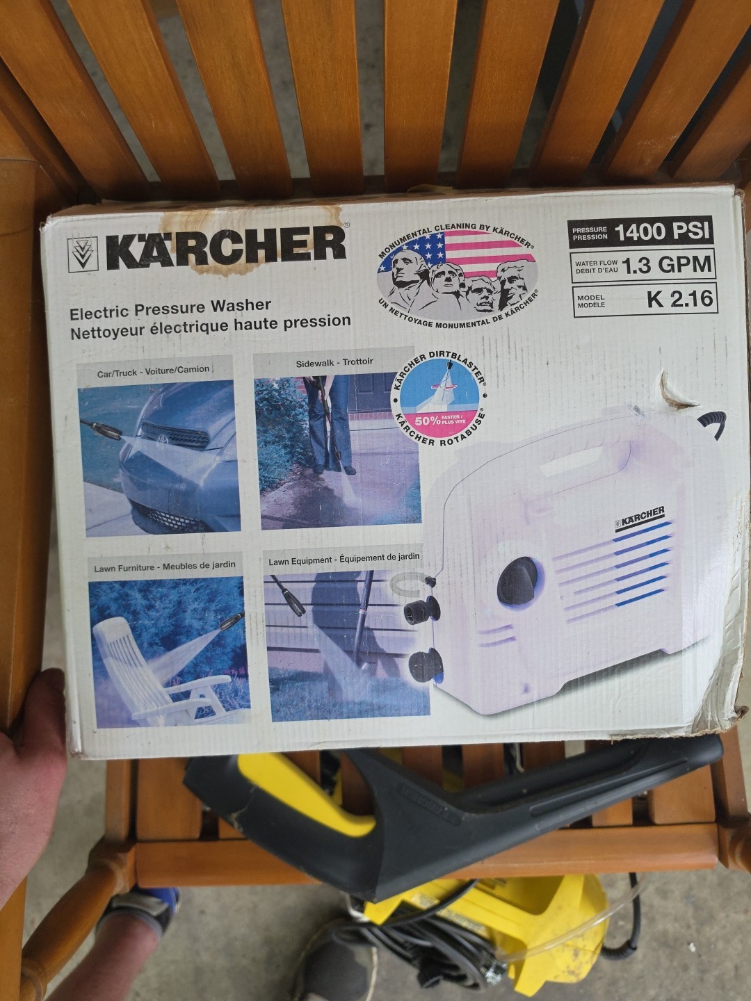 2004 ,karcher K 2.35 electric pressure washer 1300 PSI NEW OLD STOCK “RARE”