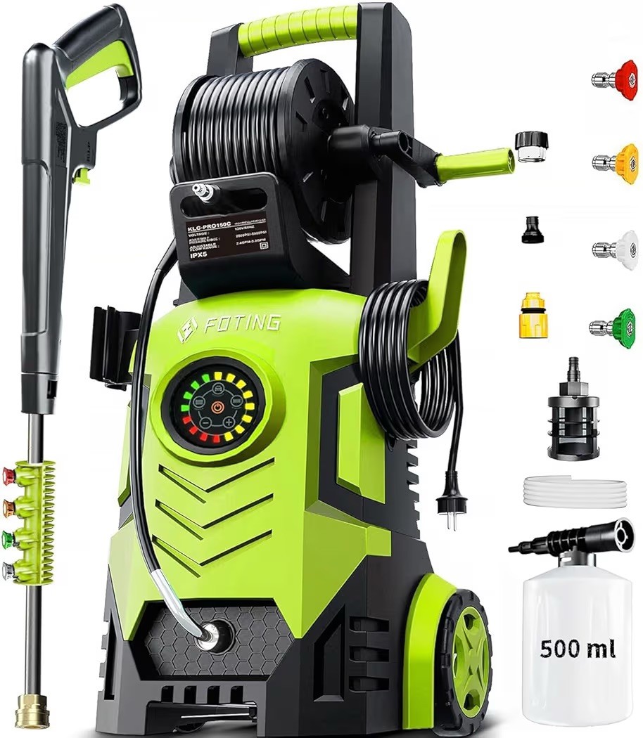 2025Upgraded Pressure Washer 5000PSI with Adjustable Touch Screen 8 Level, 34″ T