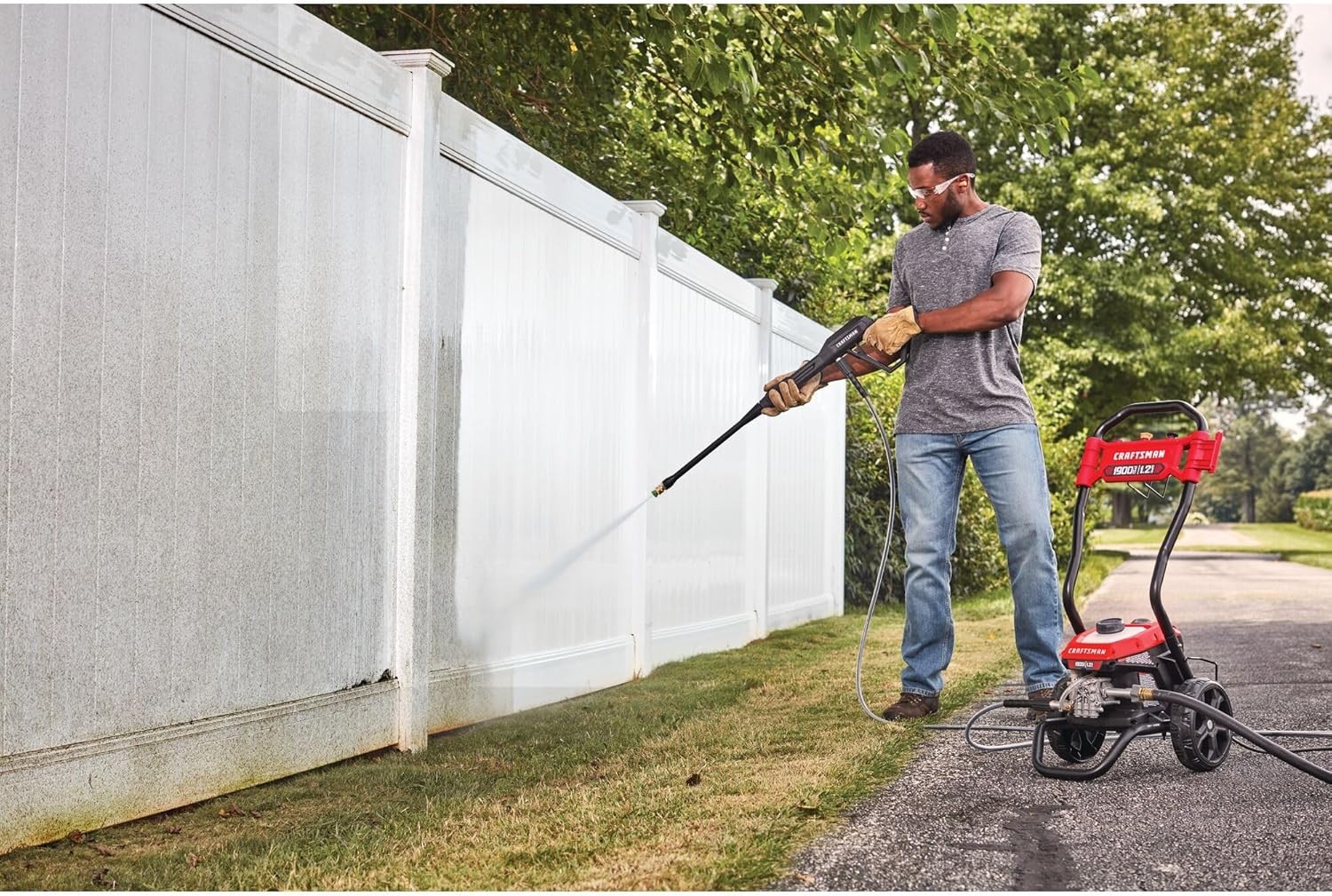 CRAFTSMAN Electric Pressure Washer, Cold Water, 1900 -PSI, 1.2-GPM, Corded (CMEP