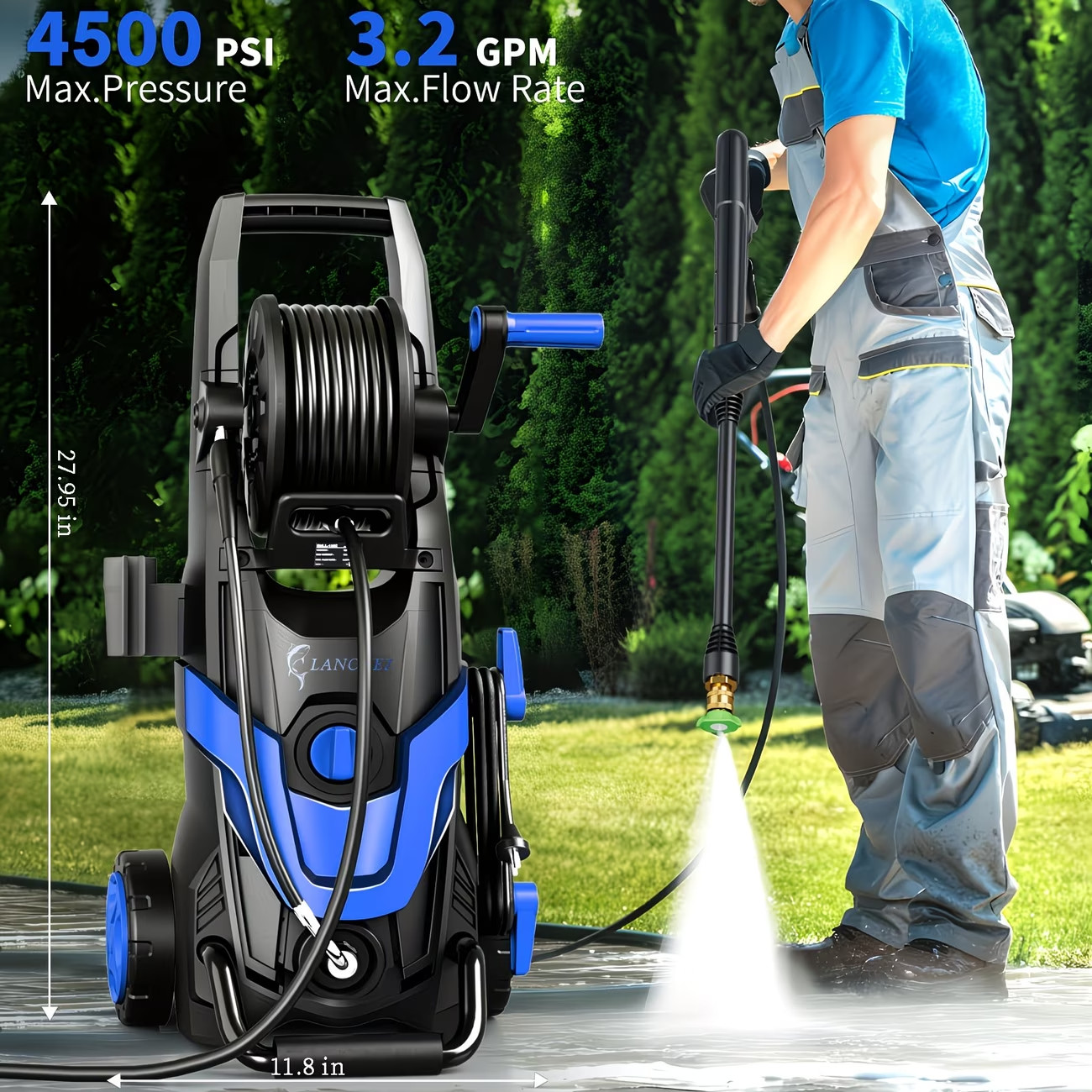 Lanchez Electric Pressure Washer 4500 PSI