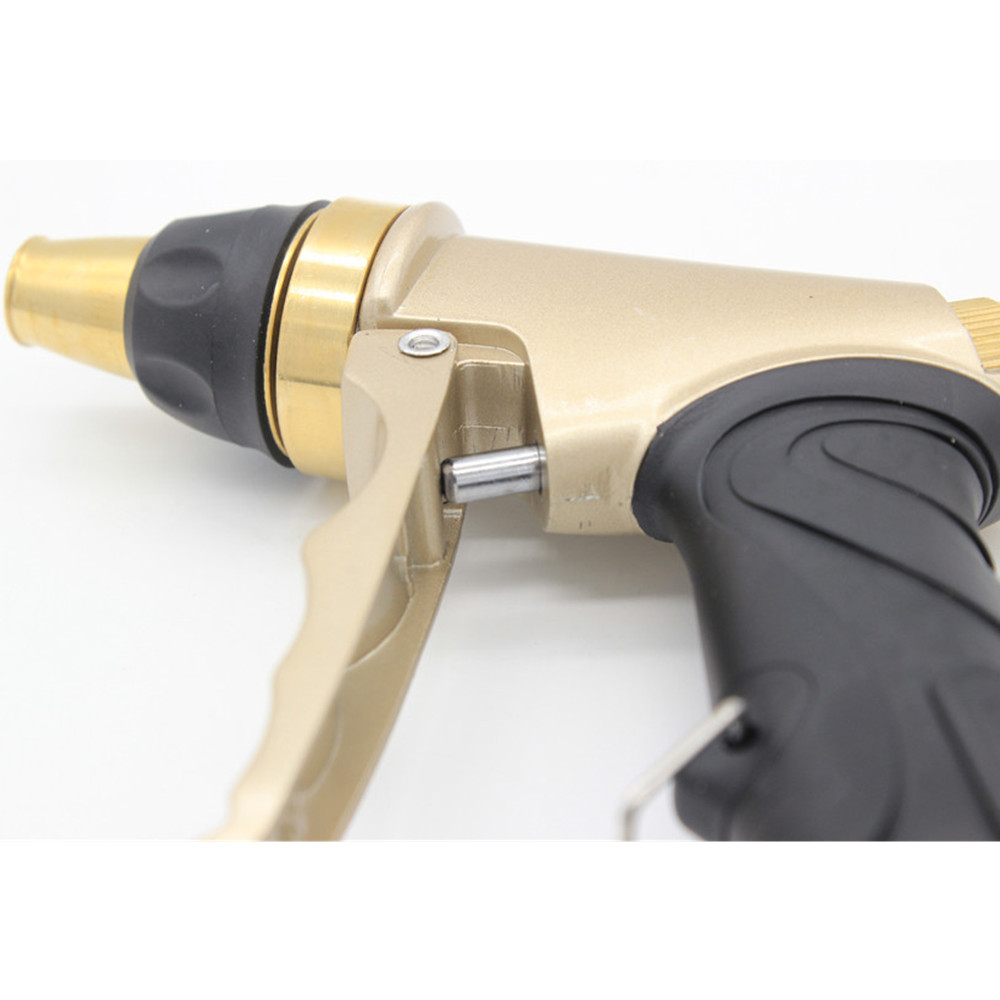 Pure Copper High Pressure Car Wash Water Gun Home Car Wash Painted Golden Gun