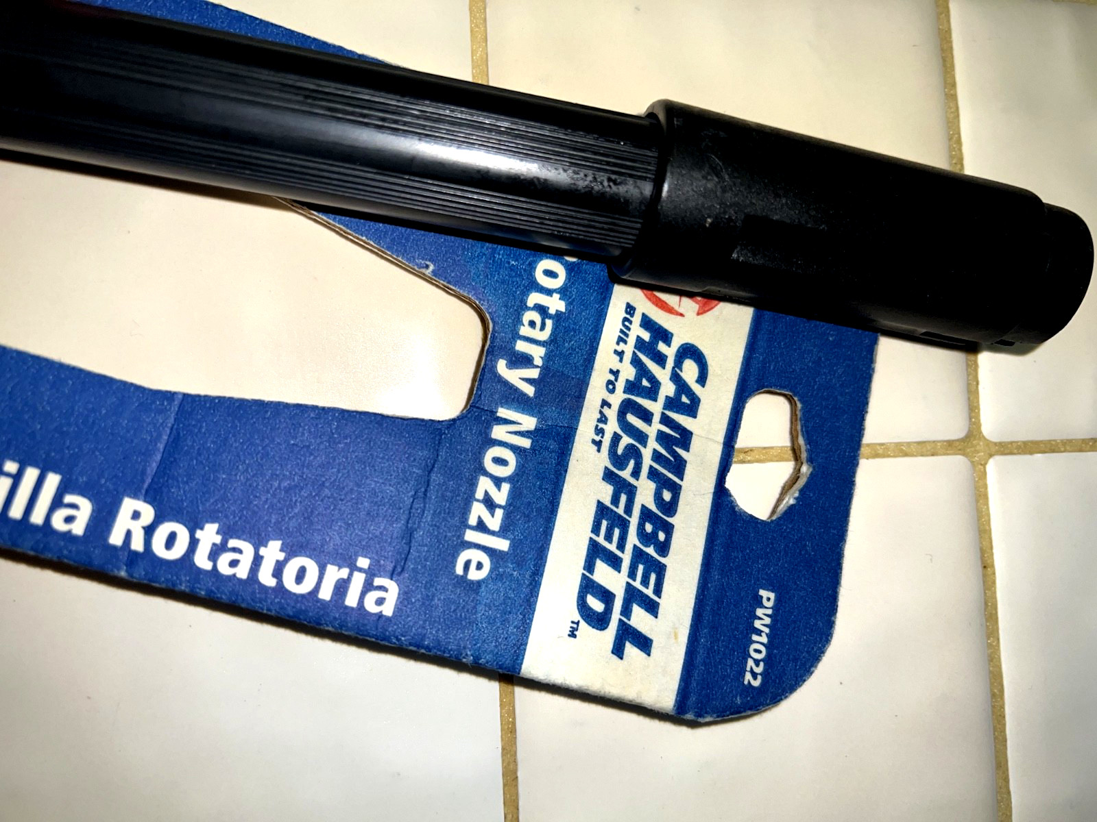 Pressure washer rotary spray bayonet nozzle wand, Campbell Hausfeld PW1022 – NEW
