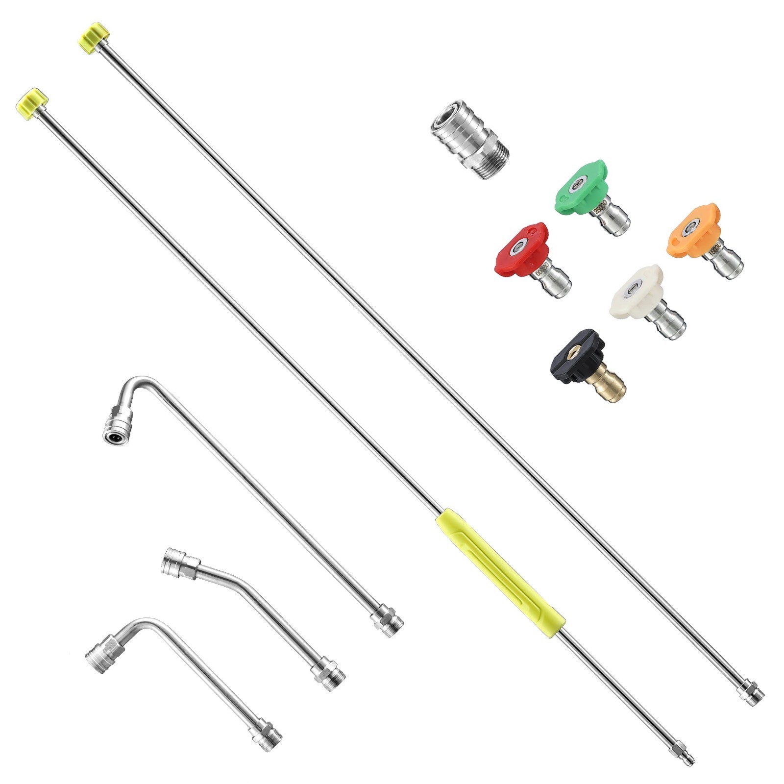 120″ Pressure Washer Extension Wand – Stainless Steel Lance, Gutter Cleaner, 5 N