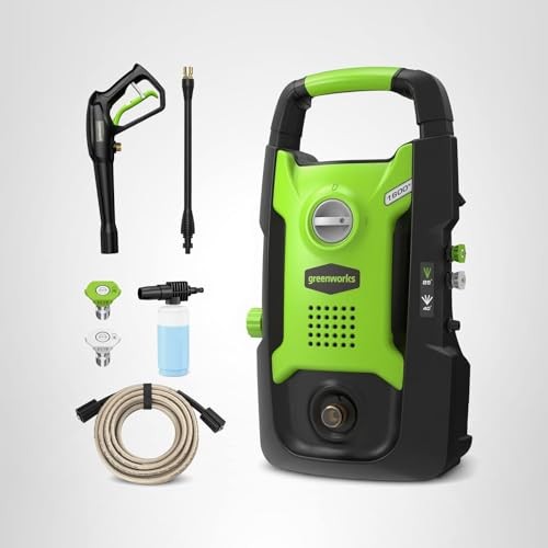 1600 PSI Pressure Washer Powerful 13Amp Motor Perfect for Home Cleaning Tasks