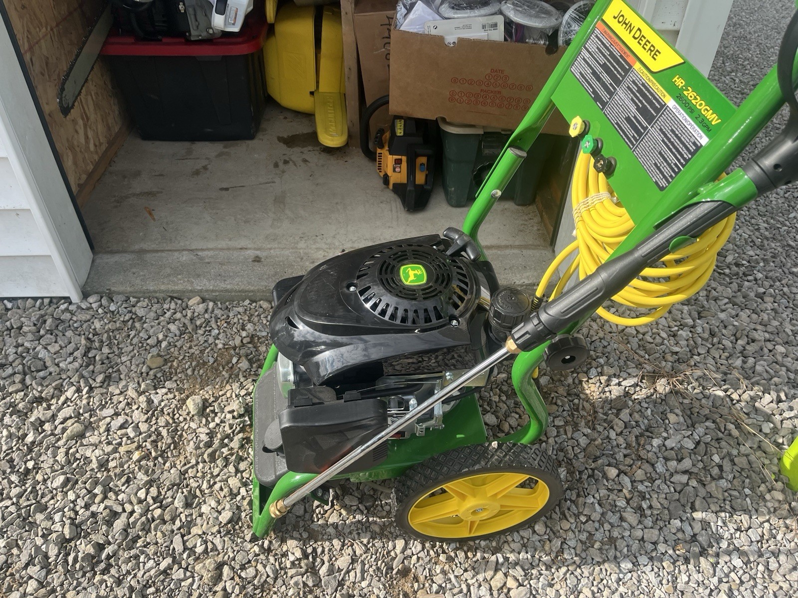John Deere 3200 PSI Pressure Washer: GHV-2620 Never Seen Fuel New