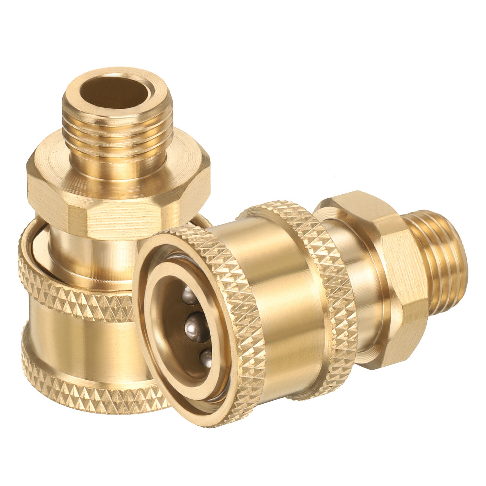 2Pcs Pressure Washer Adapter, 1/4″ Female Quick Plug to G1/4″ Female Brass