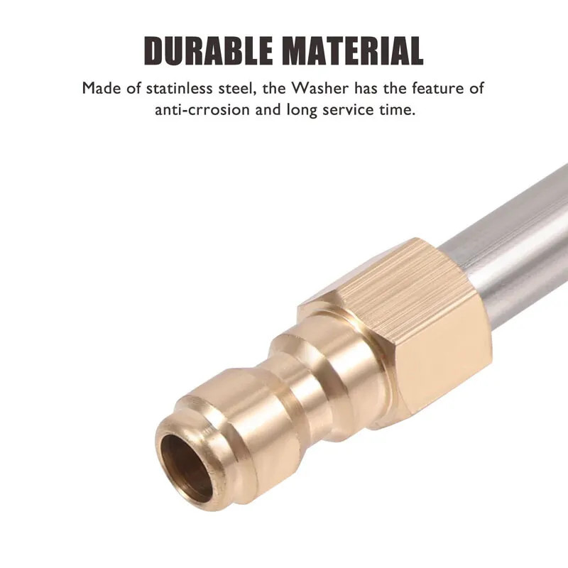 Pressure Washer Extension Wand Upgrade Power Washer Lance with Spray Nozzle Tips