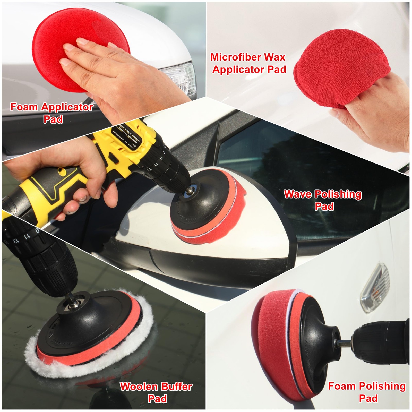 25Pcs Car Detailing Kit with Brushes, Cleaning