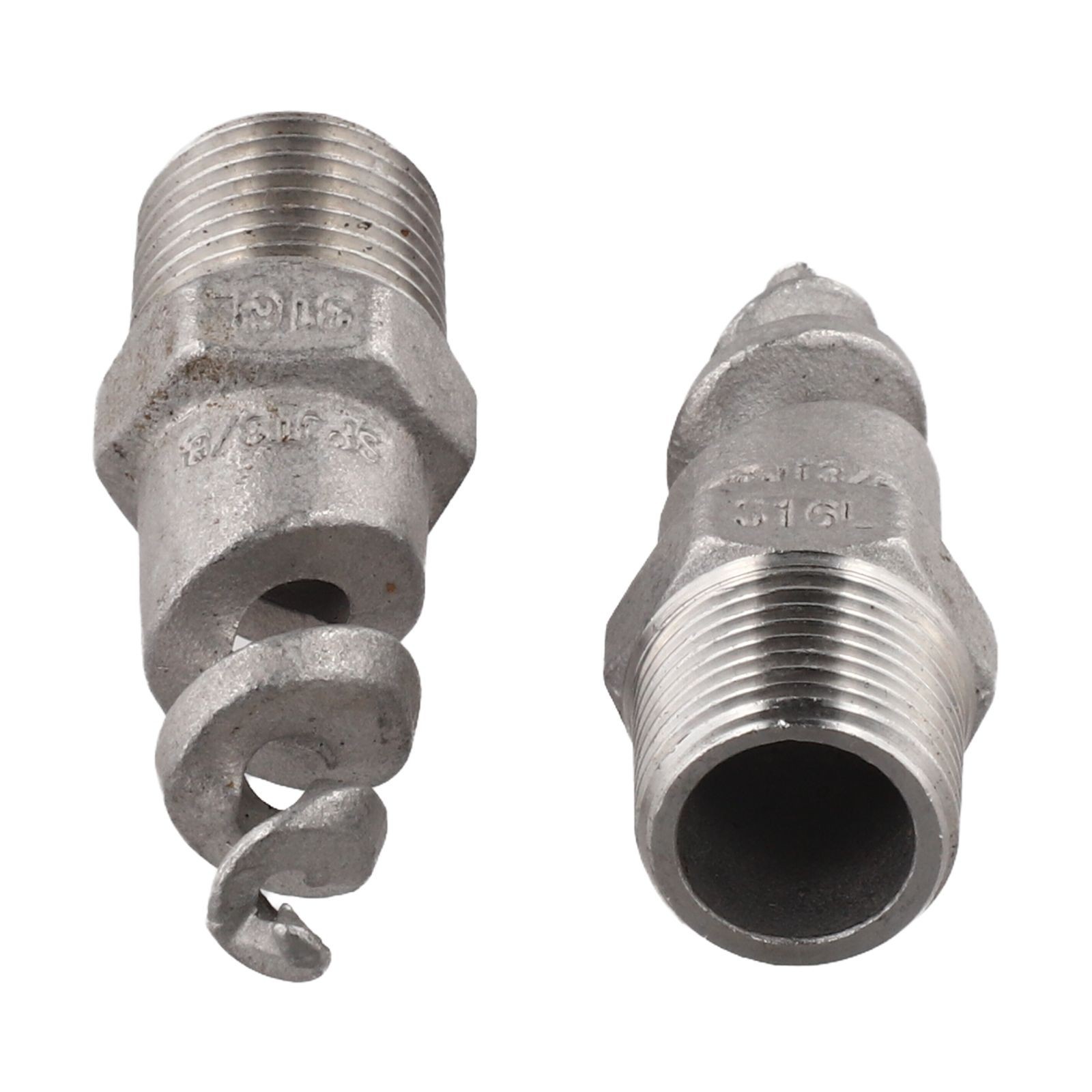 2pcs stainless steel nozzles for pre painting and high pressure cleaning
